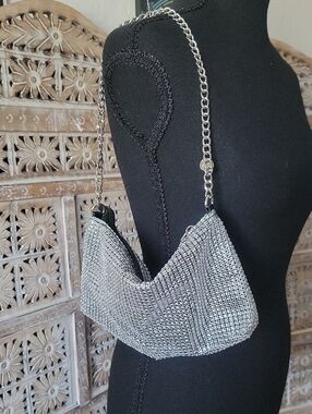 Silver Chainmail Shoulder Bag